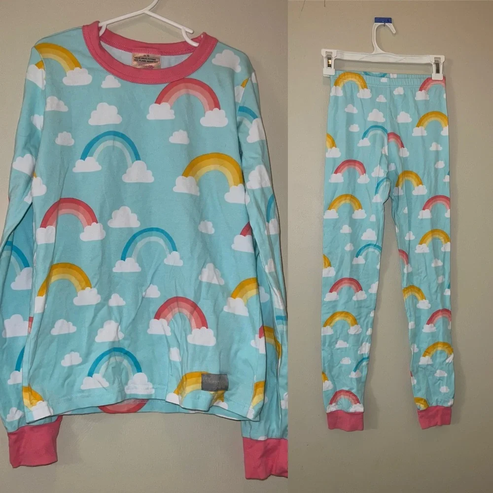 Eleanor Rose Rainbow Pajama Set
